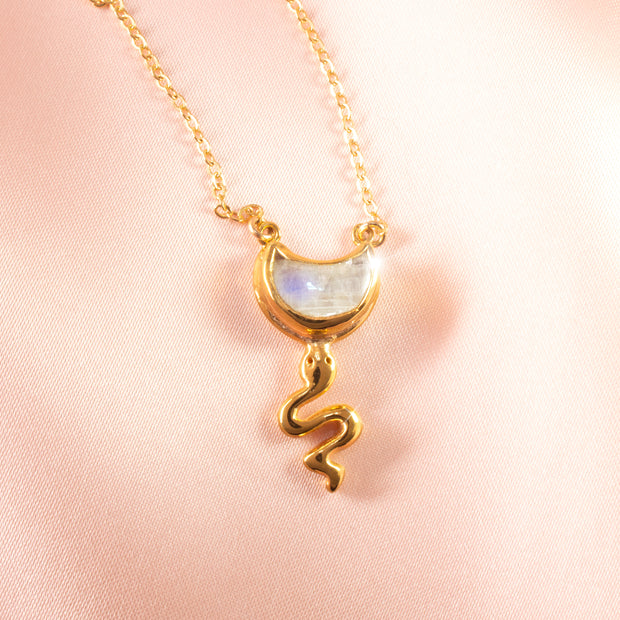 Serpent Moon Necklace